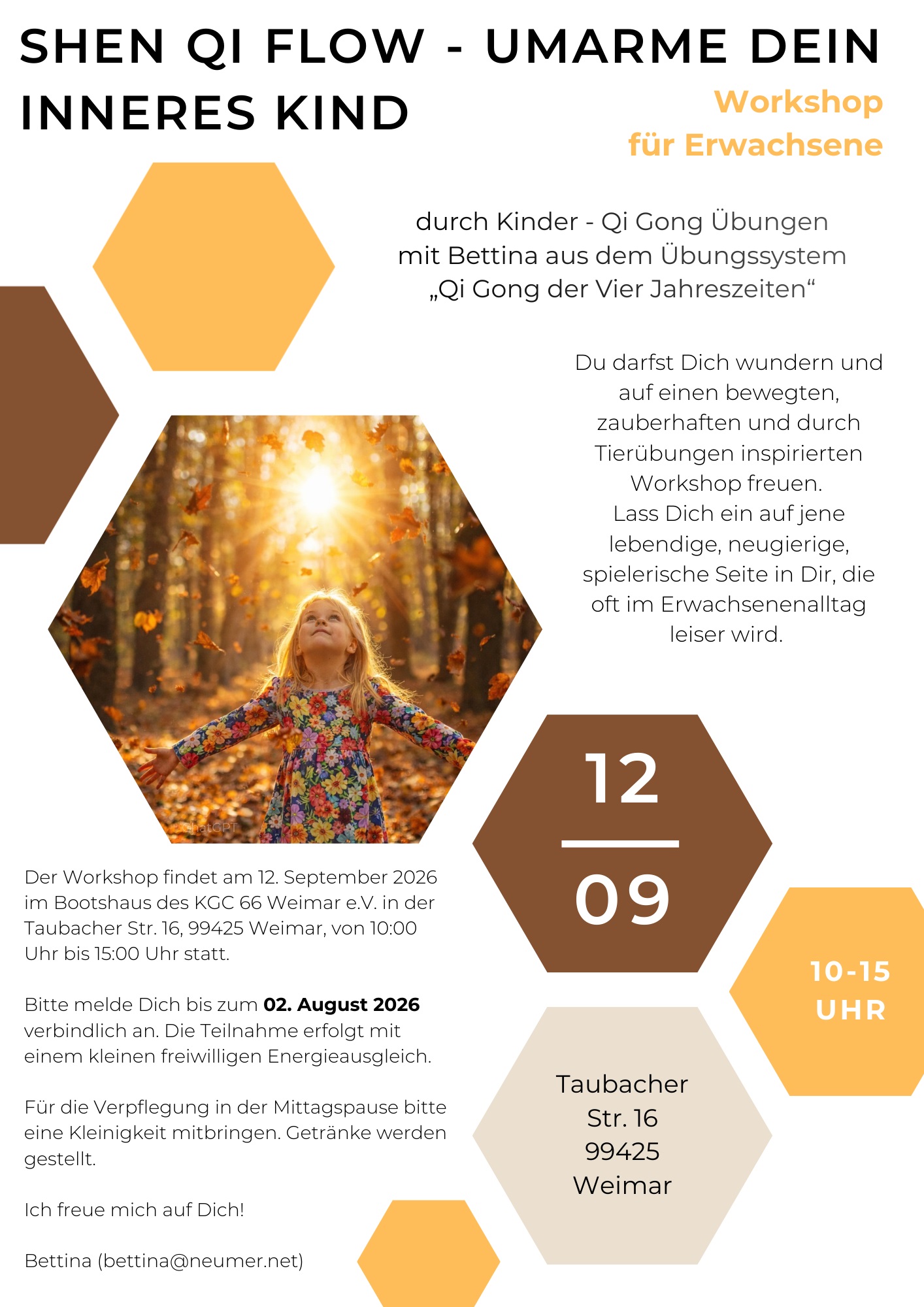 SHEN QI FLOW - UMARME DEIN INNERES KIND - Workshop