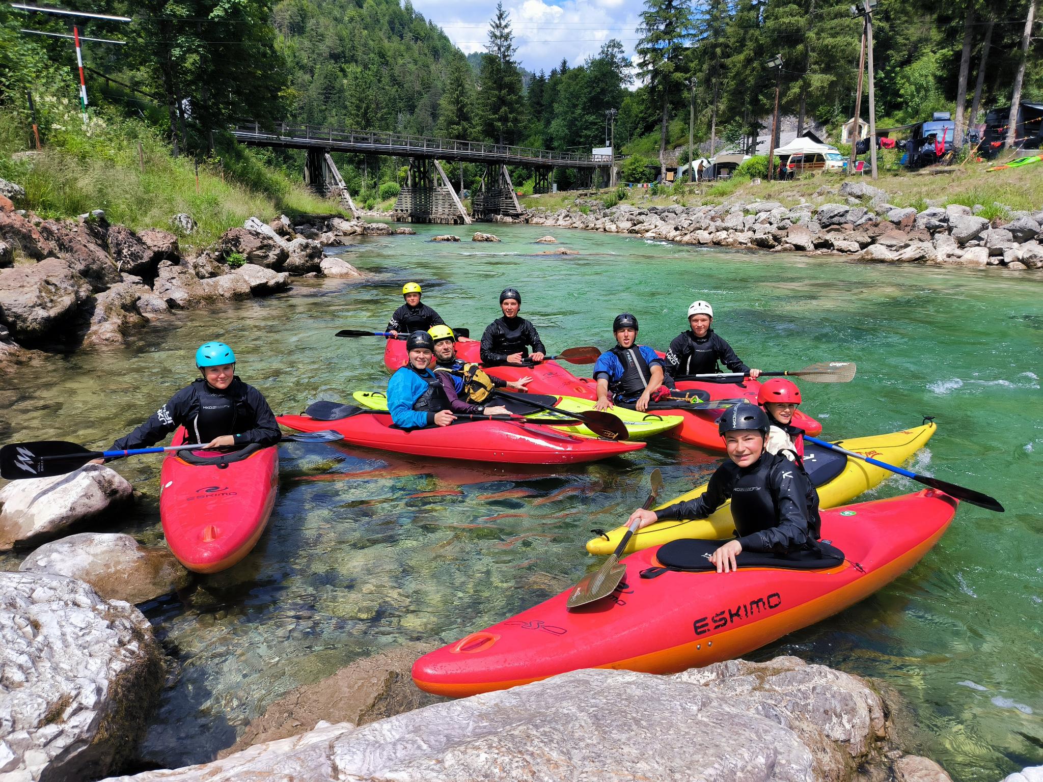 Abenteuer auf der Salza – Kanuwildwasserfahren beim...